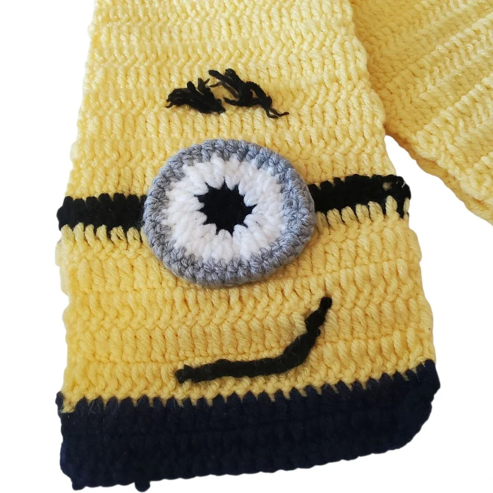 Handmade Crochet Minion Scarf 61